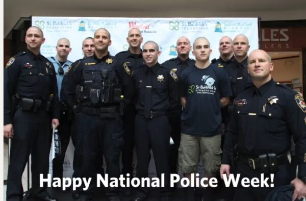 St. Baldrick's Foundation - Our gratitude to these amazing policemen and policewomen for joining forces to help Conquer Kids Cancer
@StBaldricks
oncodaily.com/blog/65201.html

#Cancer #NationalPoliceWeek #CancerSupport #OncoDaily #Oncology