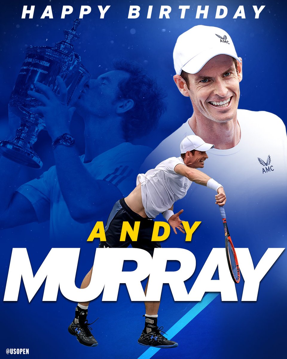 Happy birthday to the one and only Andy Murray! 🥳