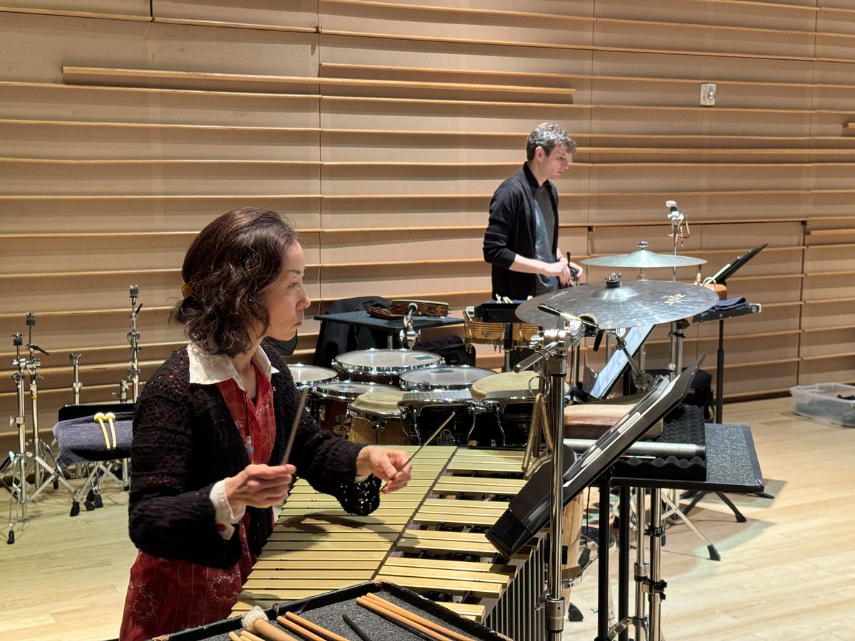 Happy to share with you these wonderful pictures from the rehearsals of HAEMOSU’S CELESTIAL CHARIOT RIDE! #music #musicians #composer #composition @SejongSoloists