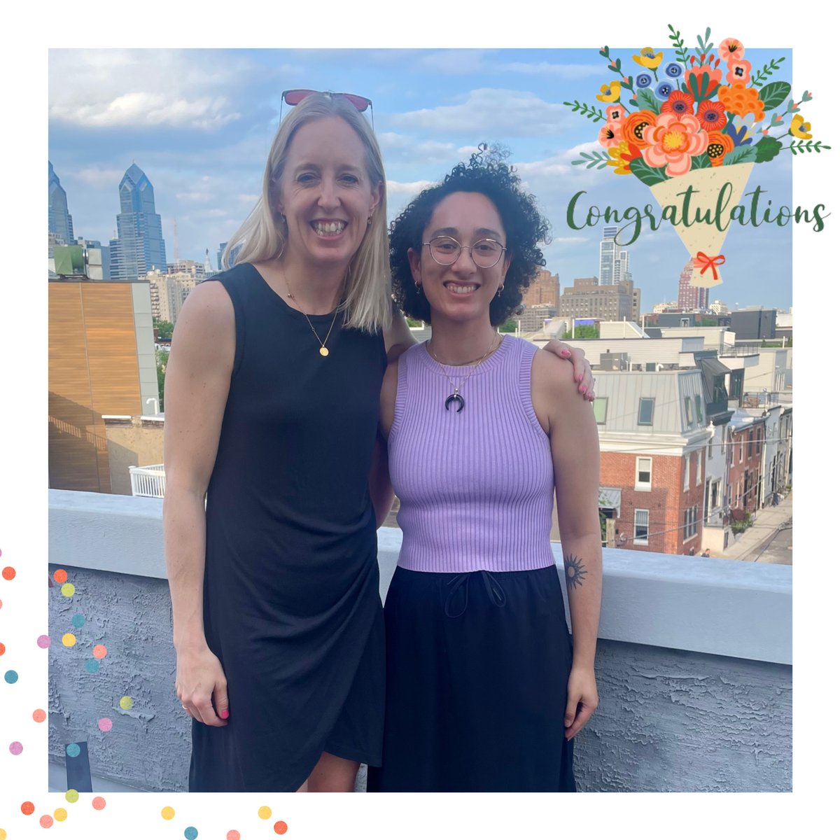 EDENLabUPenn's tweet image. HUGE congrats to our amazing Clinical Psych graduate student, Sam Perlstein, for passing her dissertation defense! We are so proud of the work she has done, and can’t wait to see what her future holds as an intern at her (first choice!) Clinical Psych program at Duke University💙