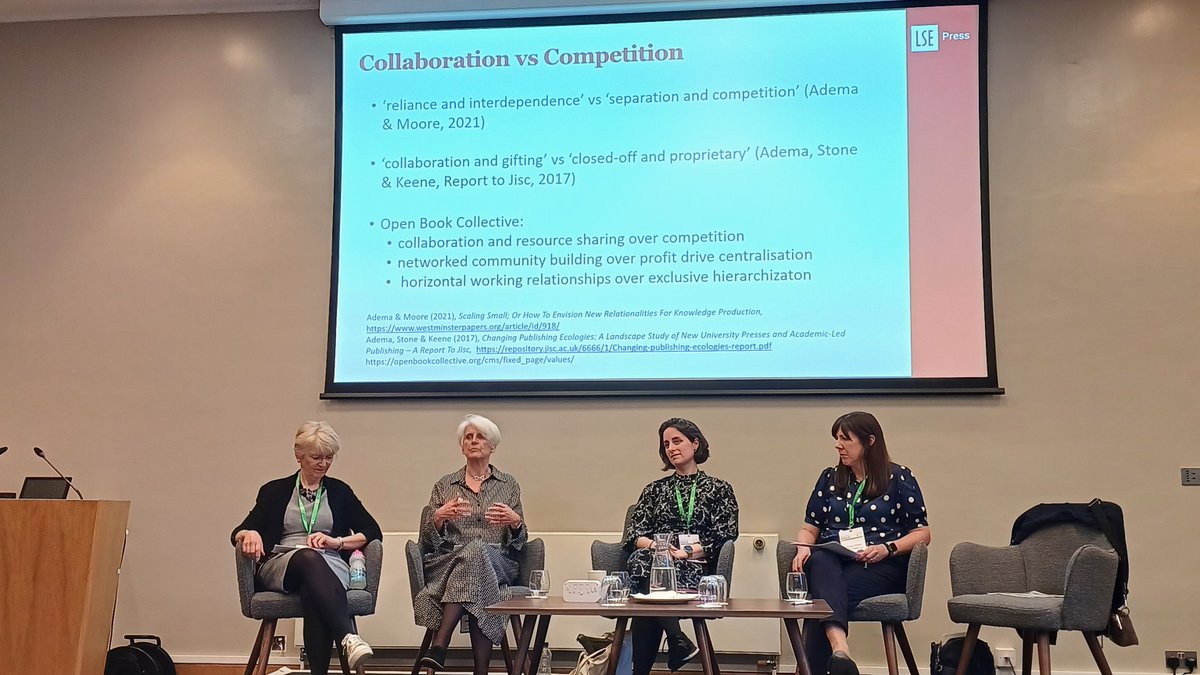 A superb talk on collaboration among university presses for #Redux2024 (@alpsp | @EdinburghUP) With presentations from Philippa Grand @LSEPress, Caroline Priday @PrincetonUPress, Emma Brennan @ManchesterUP and Alison Shaw #BUP 📚📖🤝