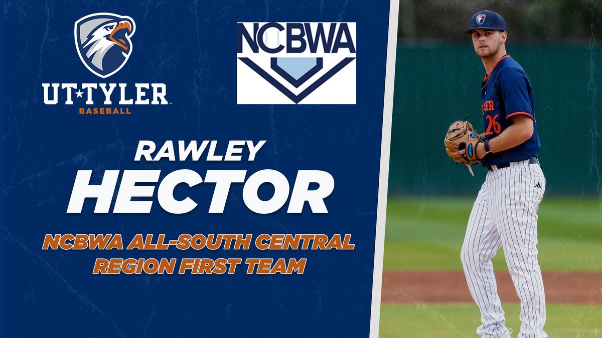 uttylerpatriots's tweet photo. BASE | In additon to his pitcher of the year nod, Rawley Hector has been named to the NCBWA All-South Central Region First Team and moves into all-american consideration!

RELEASE: https://t.co/Wm6903n1yP

#SWOOPSWOOP https://t.co/HkXMnYcGEQ