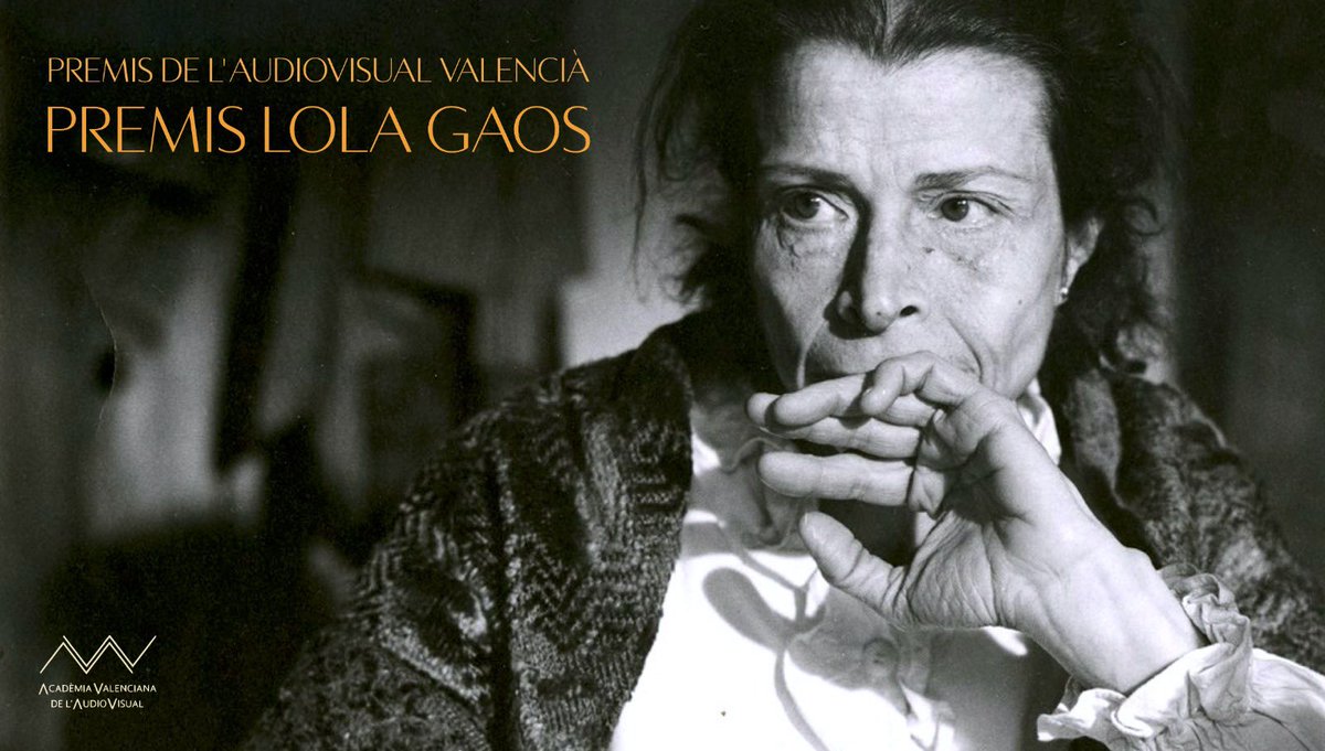 Lola Gaos 🏆. A partir de la pròxima edició, els premis de l'audiovisual valencià homenatjaran l'actriu valenciana, amb una de les trajectòries més destacades en la història del cinema nacional i internacional. #PremisLolaGaos #avav