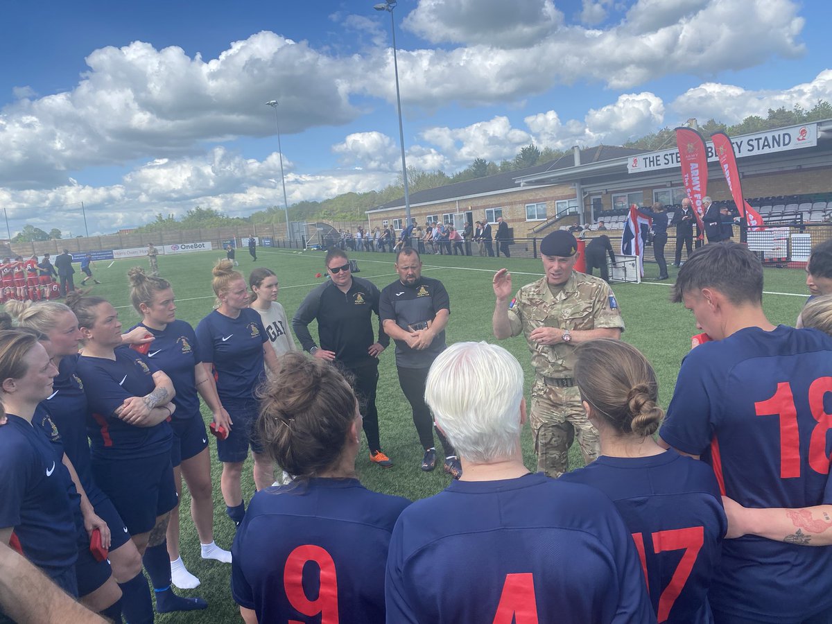 Army FA (@armyfa1888) on Twitter photo Congratulations <a href="/GunnersRAFC/">Royal Artillery FC</a> Women winning 2024 Edwards Cup with 3-2 final win v <a href="/FA_REME/">REME Football Association 🇹🇩⚽️</a> at <a href="/CirenTownFC/">Cirencester Town FC</a> in excellent match. Thank you to <a href="/aysgarthgrant/">Grant Martin</a> of sponsors F5 for superb continued support and <a href="/Armyfa1888/">Army FA</a> VP <a href="/Crafty_General/">Darren Crook CBE</a> for post match presentations. Congratulations <a href="/GunnersRAFC/">Royal Artillery FC</a> Women winning 2024 Edwards Cup with 3-2 final win v <a href="/FA_REME/">REME Football Association 🇹🇩⚽️</a> at <a href="/CirenTownFC/">Cirencester Town FC</a> in excellent match. Thank you to <a href="/aysgarthgrant/">Grant Martin</a> of sponsors F5 for superb continued support and <a href="/Armyfa1888/">Army FA</a> VP <a href="/Crafty_General/">Darren Crook CBE</a> for post match presentations.