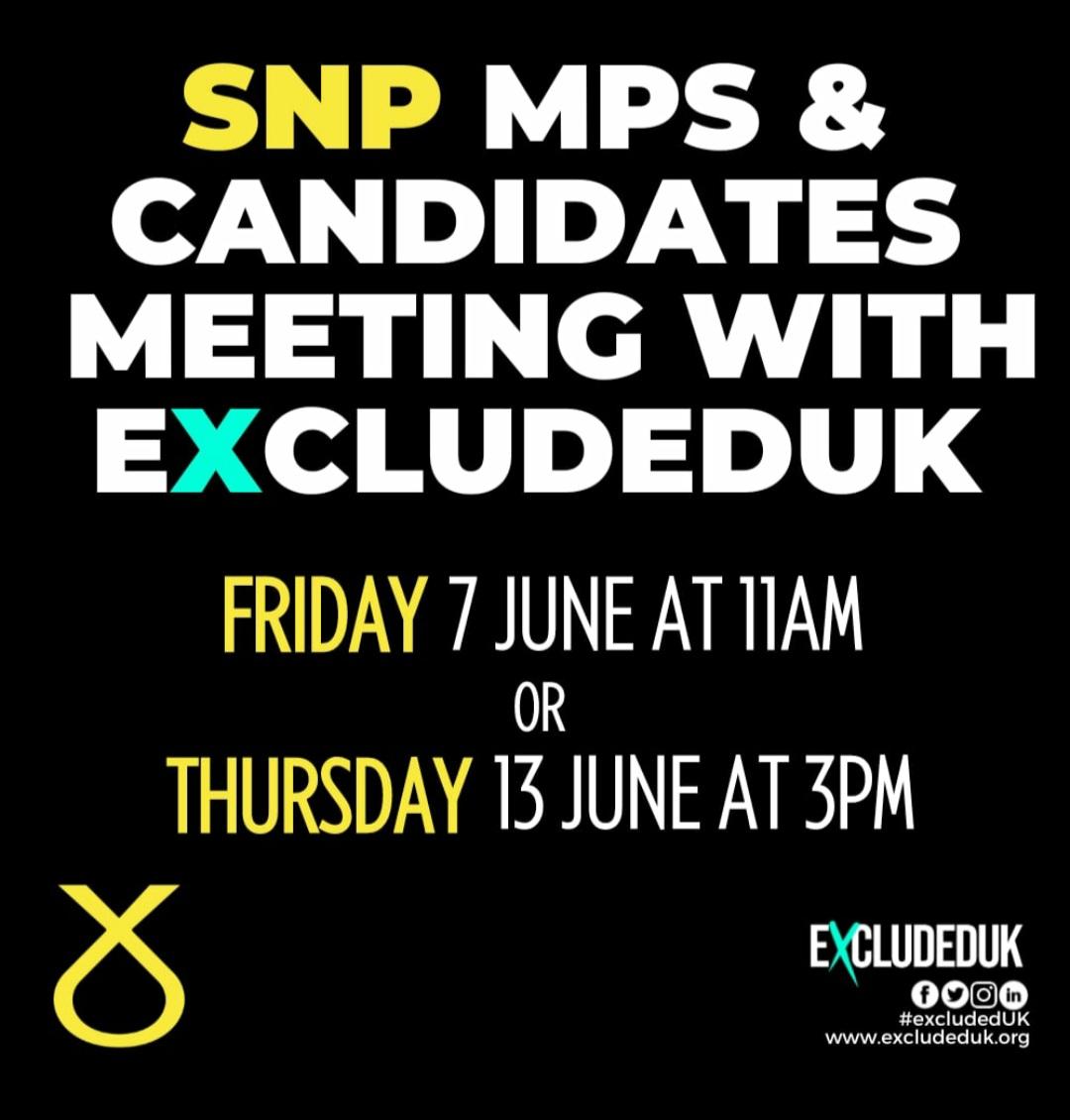 Hi @StephenFlynnSNP I appreciate our quick chat outside Parliament to talk about the crisis and the @ExcludedUK-@theSNP Zoom calls Here is the Carol Vorderman interview that you asked for, and look forward to speaking with you again soon Tim @ExcludedUK x.com/excludedfighte…