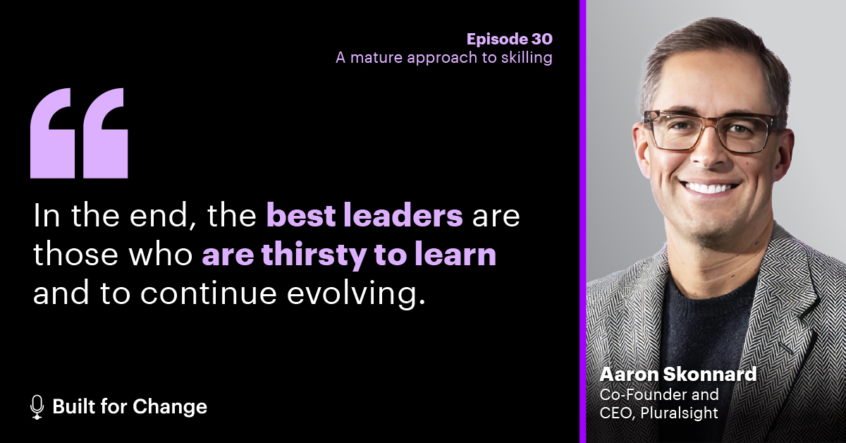 In this age of #DigitalTransformation, everyone is a student. For companies and their leaders, this means evolving from the mindset that only junior talent needs nurturing. Accelerate your workforce for greater business growth and agility: accntu.re/3MDChUs #BuiltForChange