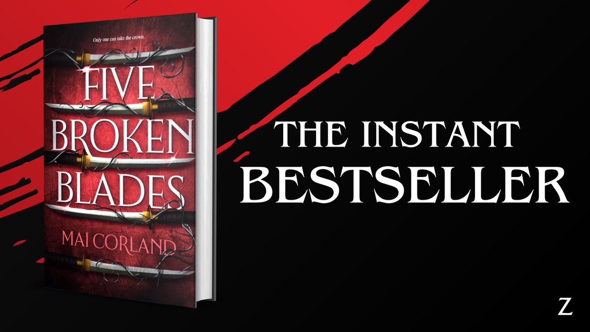You come at the King, you best not miss... Five ruthless killers. Five deadly motives. One King - who must die. And one instant debut bestseller. Mai Corland's Five Broken Blades is out now with @ZaffreBooks