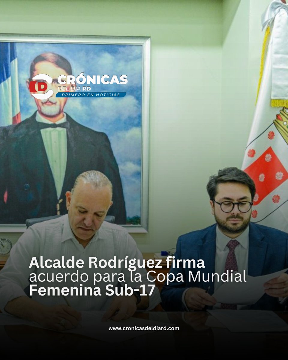 El alcalde de Santiago, Ulises Rodríguez, firmó un acuerdo con la Federación Dominicana de Fútbol (FEDOFUTBOL), en colaboración con la Federación Internacional de Fútbol Asociación  (FIFA), designando esta ciudad como sede oficial de la Copa Mundial de Fútbol Femenino Sub-17,