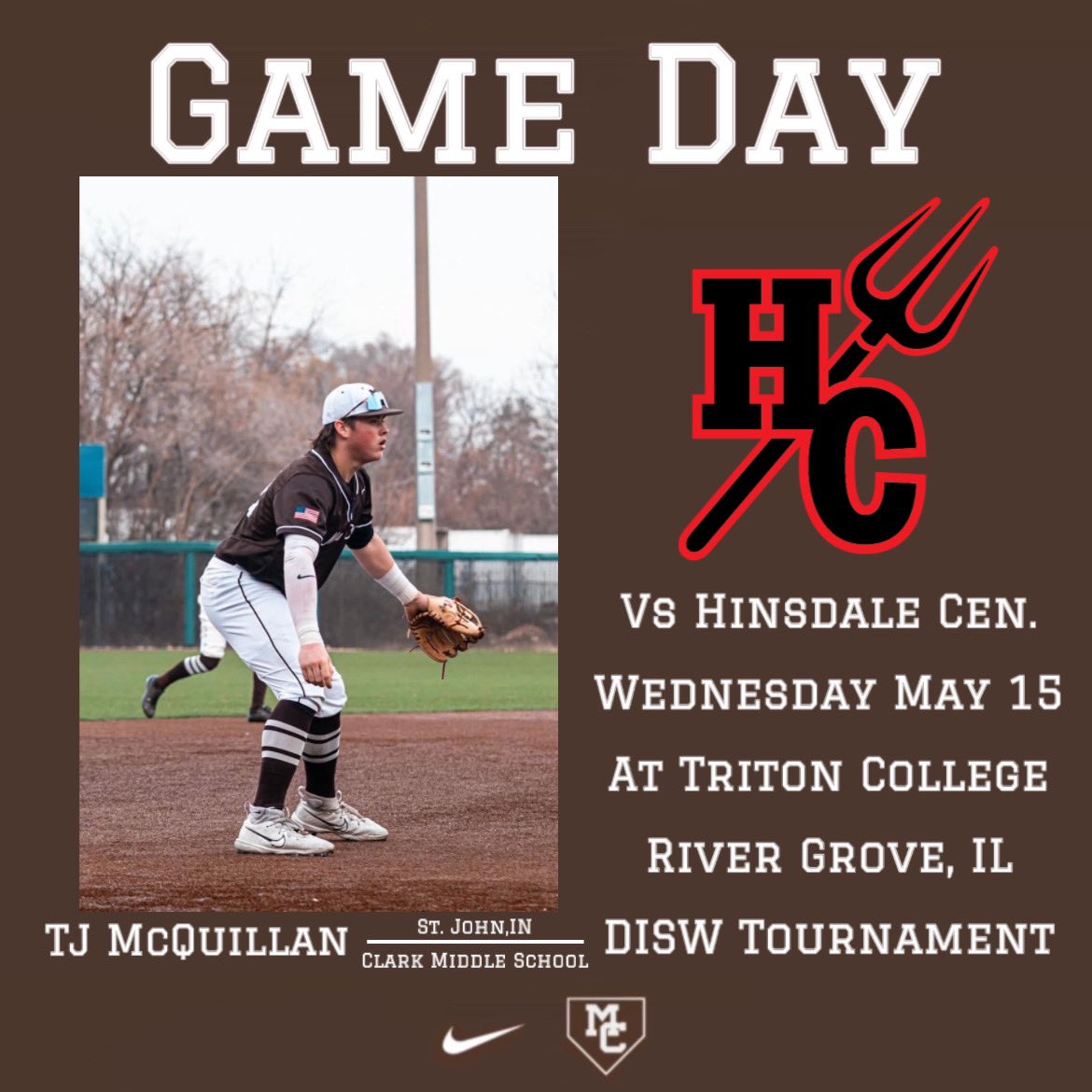 The Caravan will take on Hinsdale Central in the @DISW219 tournament at Triton College today at 6 pm