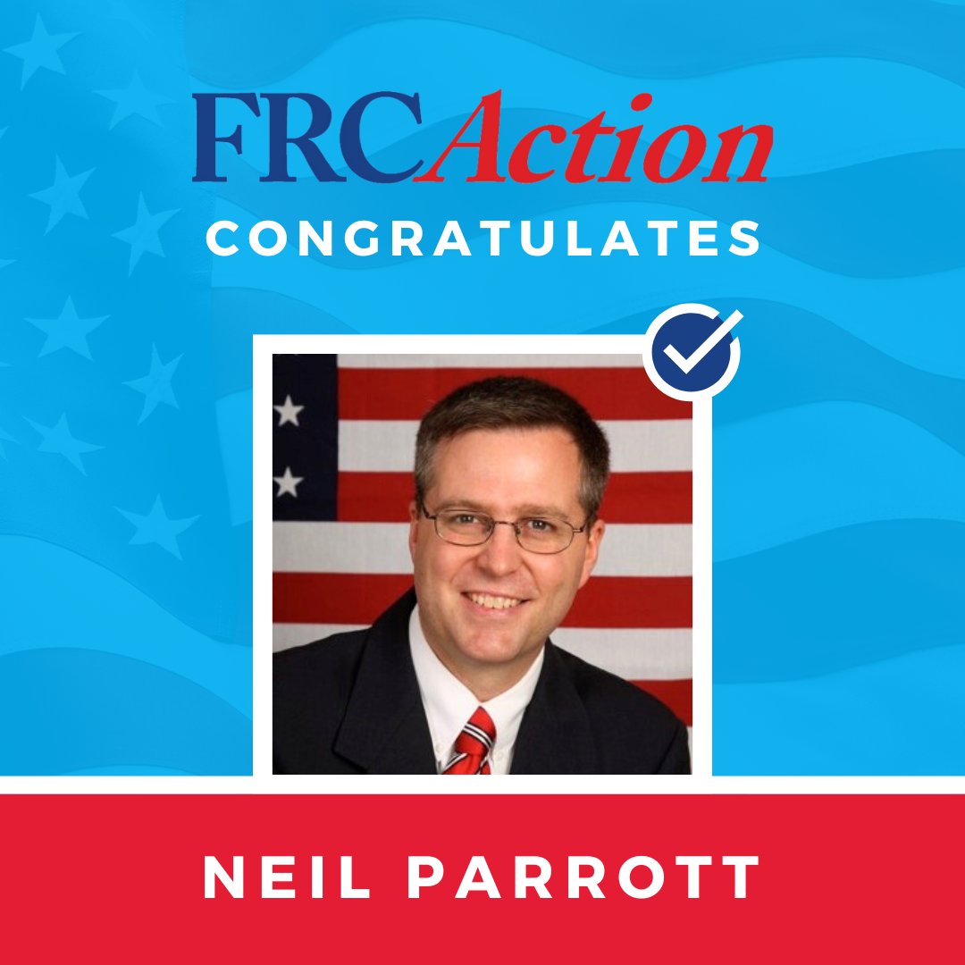 FRC Action congratulates our PAC-endorsed candidate @neilparrott on his MD-06 primary win!