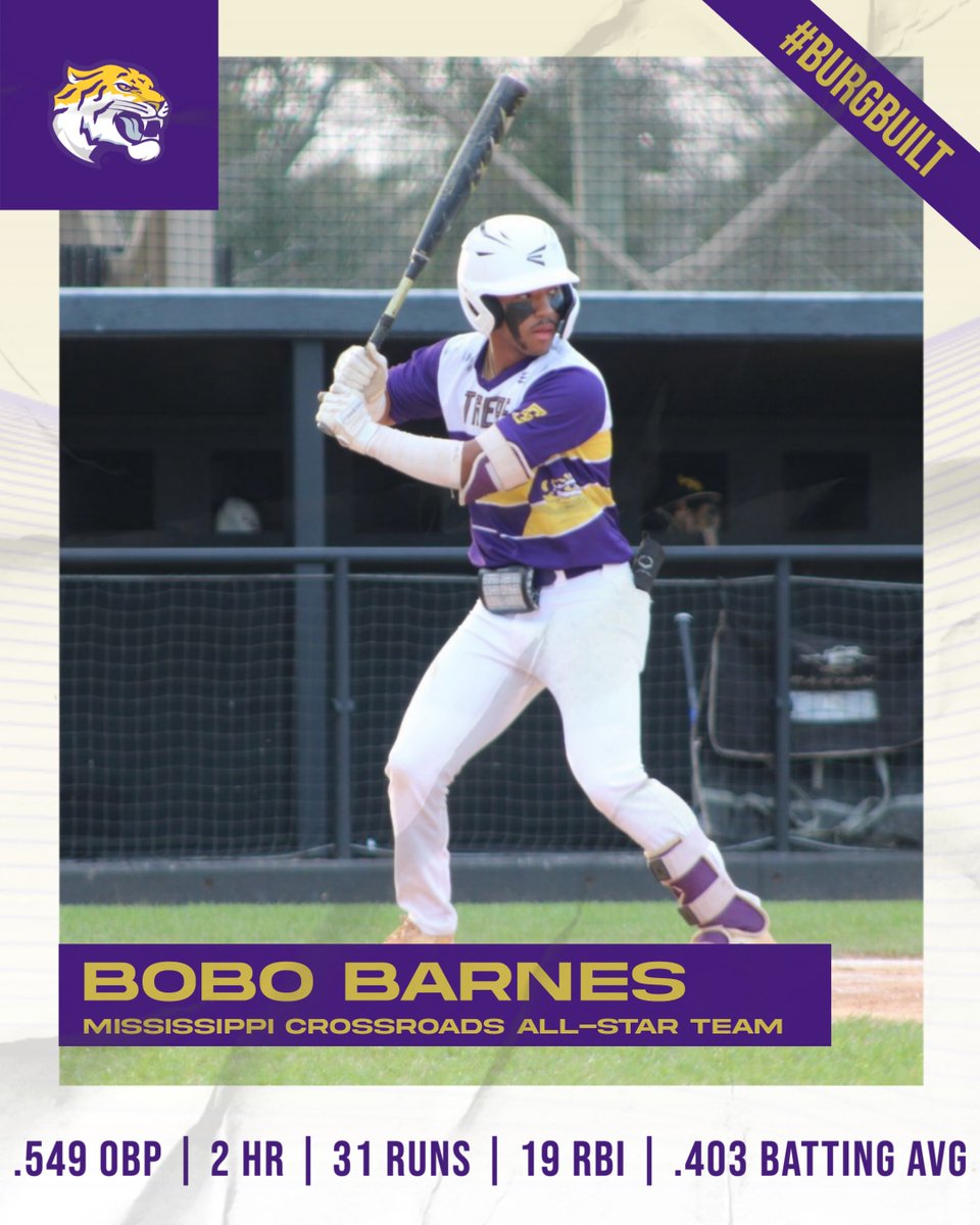 HPSD's tweet photo. Congratulations to Senior Ta'Moz 'BoBo' Barnes, who was selected to play on the Mississippi Crossroads All-Star Team and represent Hattiesburg High School! The All-Star team comprises 5a/6a/7a players from South Mississippi teams.
They will play on May 28th at William Carey. https://t.co/2Y0gs67w0G