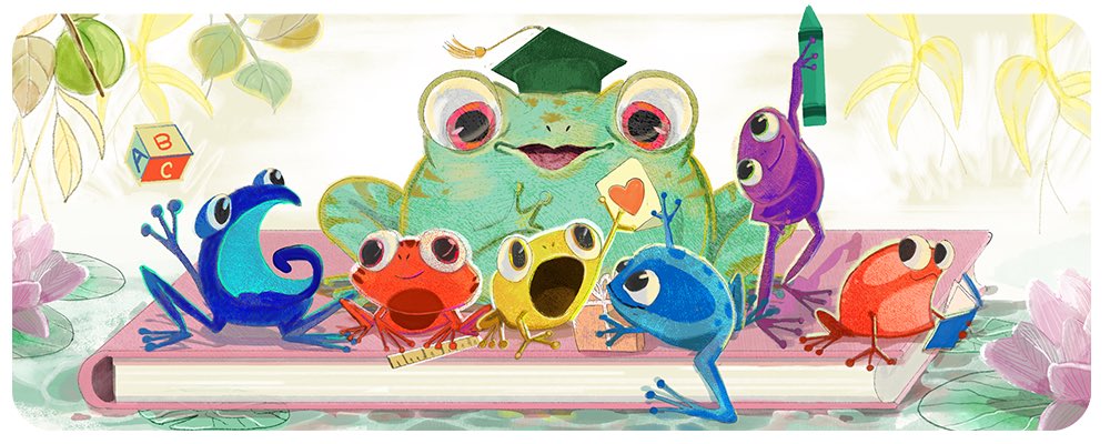 eriicparker's tweet image. Teacher&apos;s Day (May 15) 👨🏻‍🏫

#GoogleDoodles