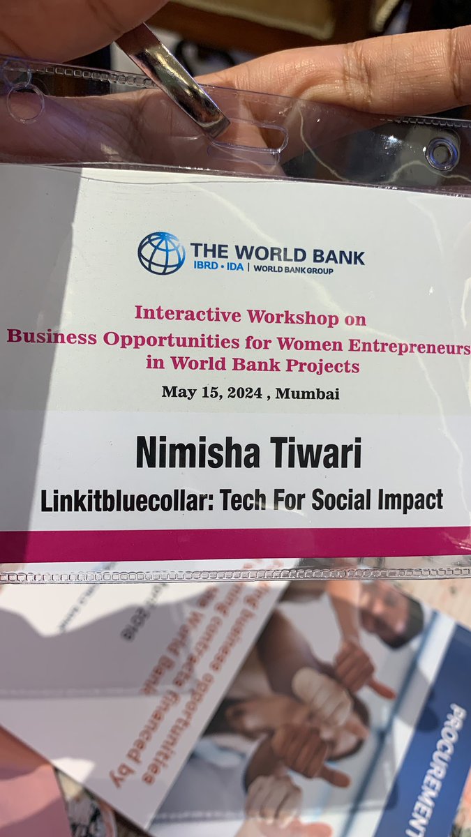 The World Bank is encouraging and democratising bidding for projects that are led by  women entrepreneurs in India. Good session in Mumbai today. @IdobroImpact @WorldBankIndia 
@LinkITBlueCollr 
#investinwomen #India #startup