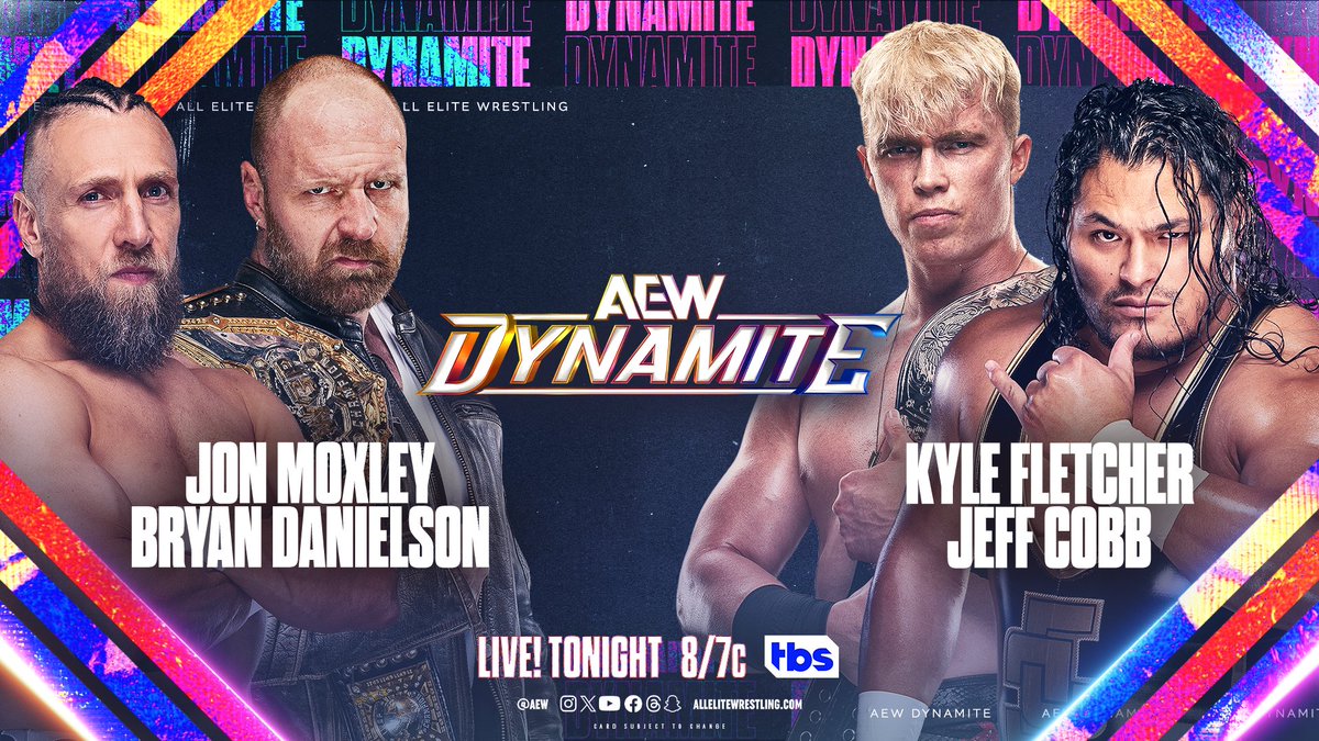 🔥 Business is picking up as we get down to the wire with less than two weeks until #AEWDoN. Watch #AEWDynamite LIVE TONIGHT on AEWplus.com *Available in select International markets on #TrillerTV
