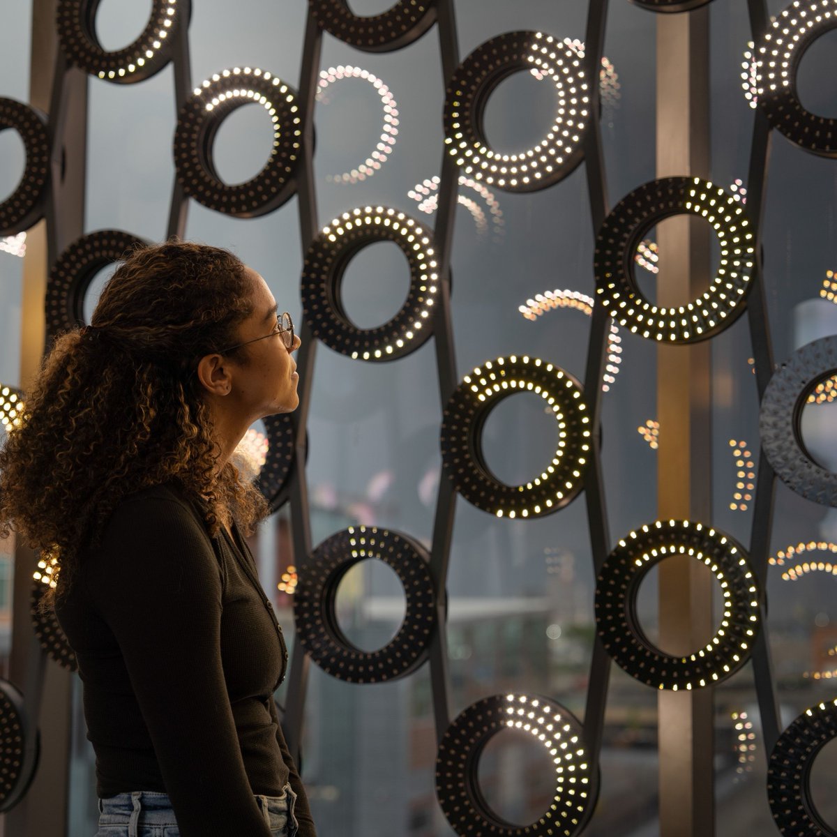 jasonbruges's tweet photo. We're delighted to share that Rotation Index is a merit winner in the Public Art - Installation Design category at ADC 103rd Annual Awards🪴🌳⁠
⁠
Find out more: https://t.co/PHdZom0WiZ 

#adcawards #lightart #coloradostateuniversity #sitespecificart https://t.co/yaV3PX3bdT