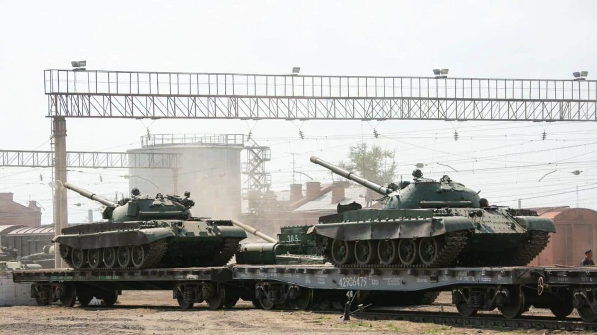 Equipment of the Russian Armed Forces to be transferred to Belarus again? @belzhd_live received information that the Belarusian Railway is again preparing to receive military cargo trains with military equipment, ammunition and personnel of the Russian Armed Forces. Among other