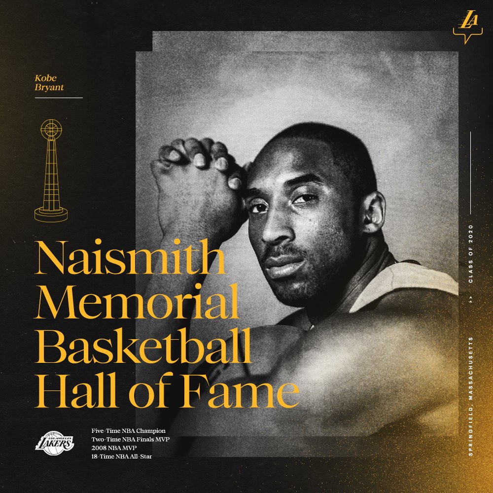 3 years ago today, Kobe Bryant was inducted into the Hall of Fame. 

Mamba Forever.
