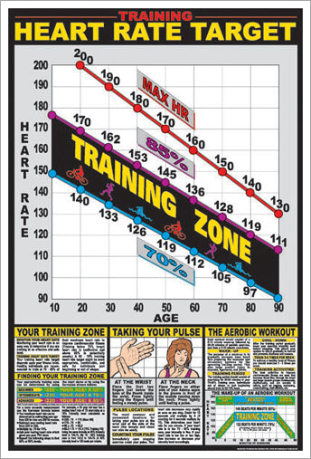 Amazing item from Sports Poster Warehouse, available now! Cardio Training Heart Rate Target Zone Professional Fitness Wall Chart Poster... 
just $19.95 + S&H. 
Shop now 👉👉 shortlink.store/e03goocibch0
#sportsposters #sportscollectibles #sportsgifts #walldecor #sportsdecor