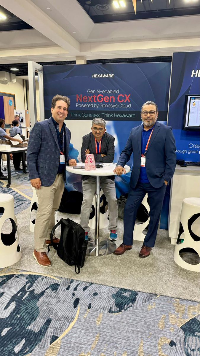 The energy at @Genesys Xperience 2024 is electrifying! Hexaware is thrilled to join this vibrant ecosystem of ideas and innovations. Thanks to everyone who visited us at booth GS12. Catch our breakout session with @lv on cloud #contactcenter implementation today!
#Xperience2024
