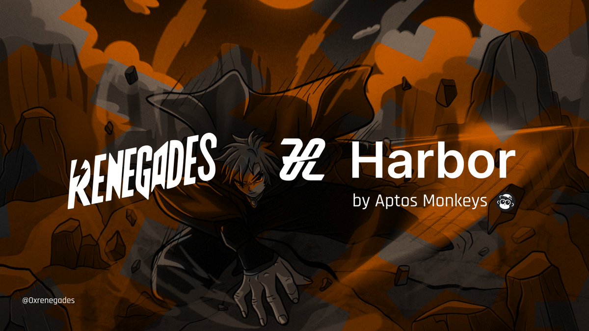 The long wait is about to come to an end ⏳

We're thrilled to announce our partnership with @EchoAptos - a Launchpad by @AptosMonkeys

Renegades is set to be the inaugural project on the Harborgate Launchpad 🔥

When launch? Announcement Soon 👀

Turn on the Notifications🔔