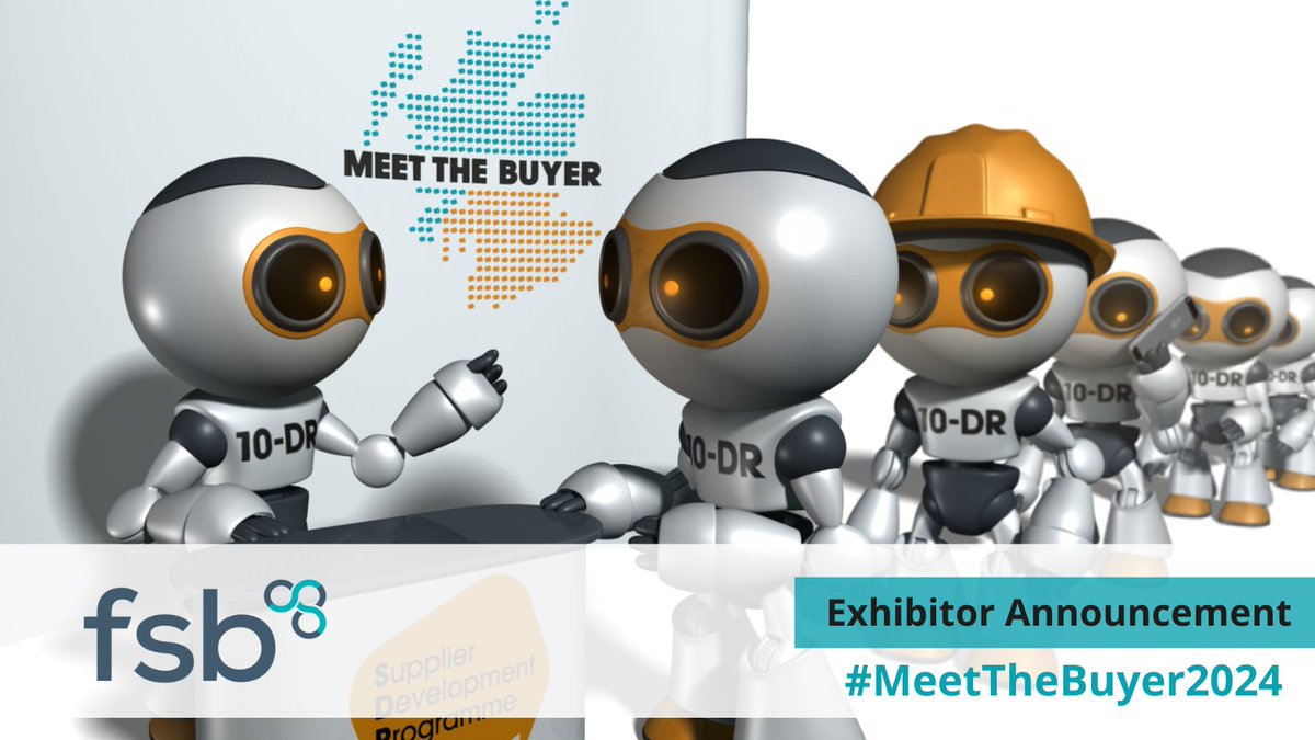 Exhibitor Announcement: @FSB_Scotland will be exhibiting at #MeetTheBuyer2024 at Hampden Park on 5 June! Come along to #MeetTheBuyer to learn about the support available from FSB: bit.ly/3TYxhwJ
#SMEs #Scotland #PowerOfSDP #SupplierOpp