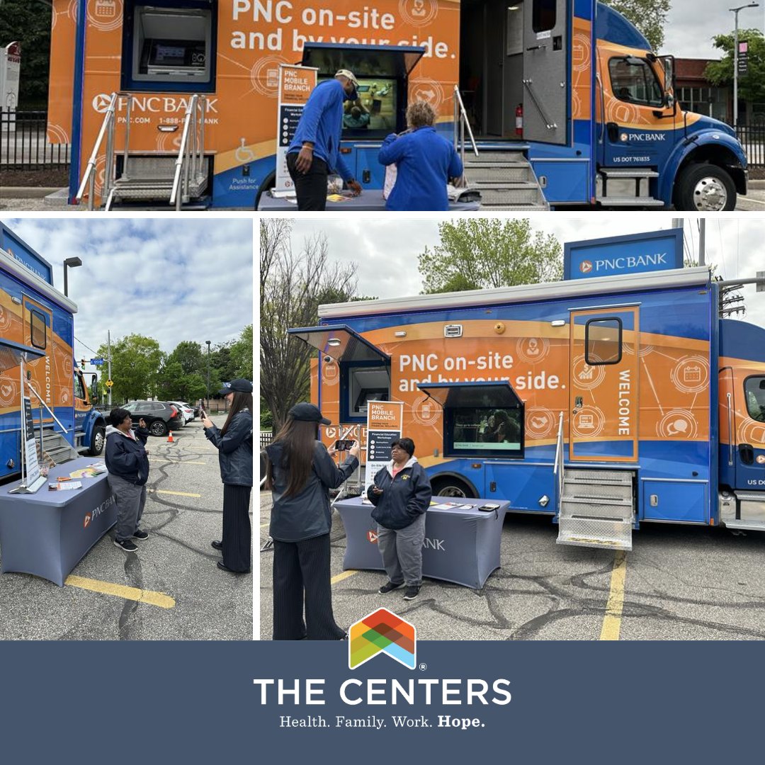Thank you @PNCBank for this innovative partnership to provide access to tellers, ATMs, and more to communities where brick-and-mortar branches may not be easily accessible. PNC Mobile Branches visit Uptown (12201 Euclid Ave.) & Gordon Square (5209 Detroit Ave.) twice monthly.