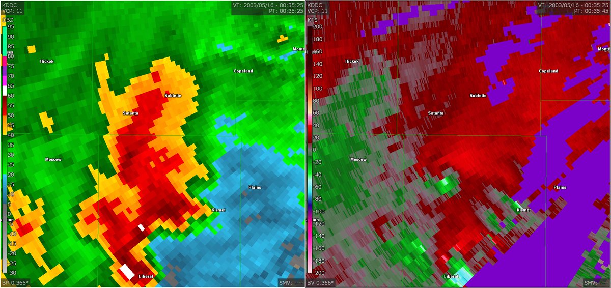 May 14-16, 2003, featured a widespread outbreak in the Central and Southern US. 12 tornadoes were significant: 1. Millerton, Oklahoma-Queen City, Texas F2 2. Springfield, Colorado F2 3. Liberal, Kansas F2 (#1) 4. Kismet, Kansas F2