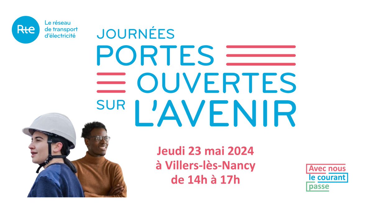RTE_Est's tweet photo. 🚨 Alerte Bon Plan ! #RTErecrute
Envie d’un métier avec du sens ? Venez découvrir @rte_france !
⚡ Avec nous le courant passe, rejoignez-nous ! 

⚠️​ Cet événement est limité en nombre. L’inscription en 2 clics est gratuite : n’hésitez plus !
https://t.co/cJoSmWlKfA https://t.co/NuccUwfZzG