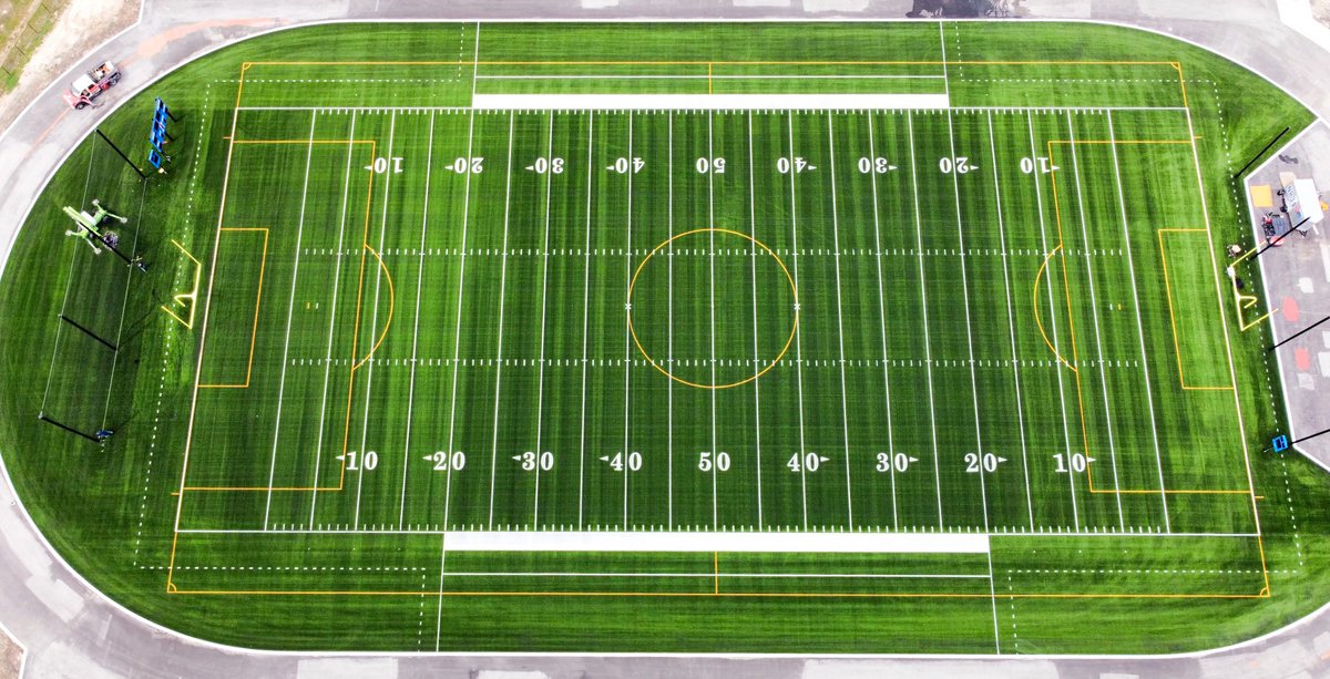 Field of Dreams Realized! The new synthetic turf field at @HarmonyEdu School of Excellence Katy is ready for action. Great working with #DivisionOneConstruction and #FieldersChoice on the project. Here’s to many great games ahead!