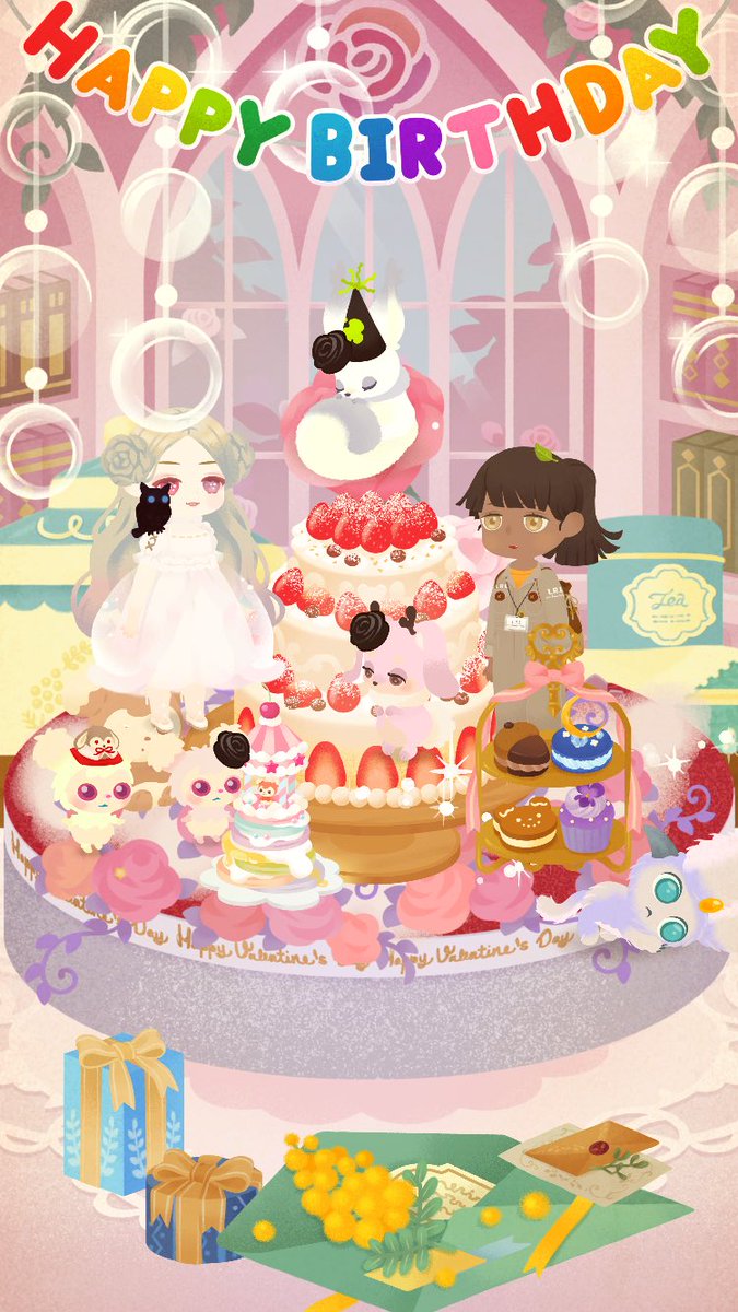 Cordeliadesu's tweet photo. メイちゃんお誕生日おめでとう🎉
滑り込みセーフ
─=≡Σ_(　_#)´ω`)_ｽﾞｻｧｰ
 #リヴリーレイアウト https://t.co/KDKh12JhFh