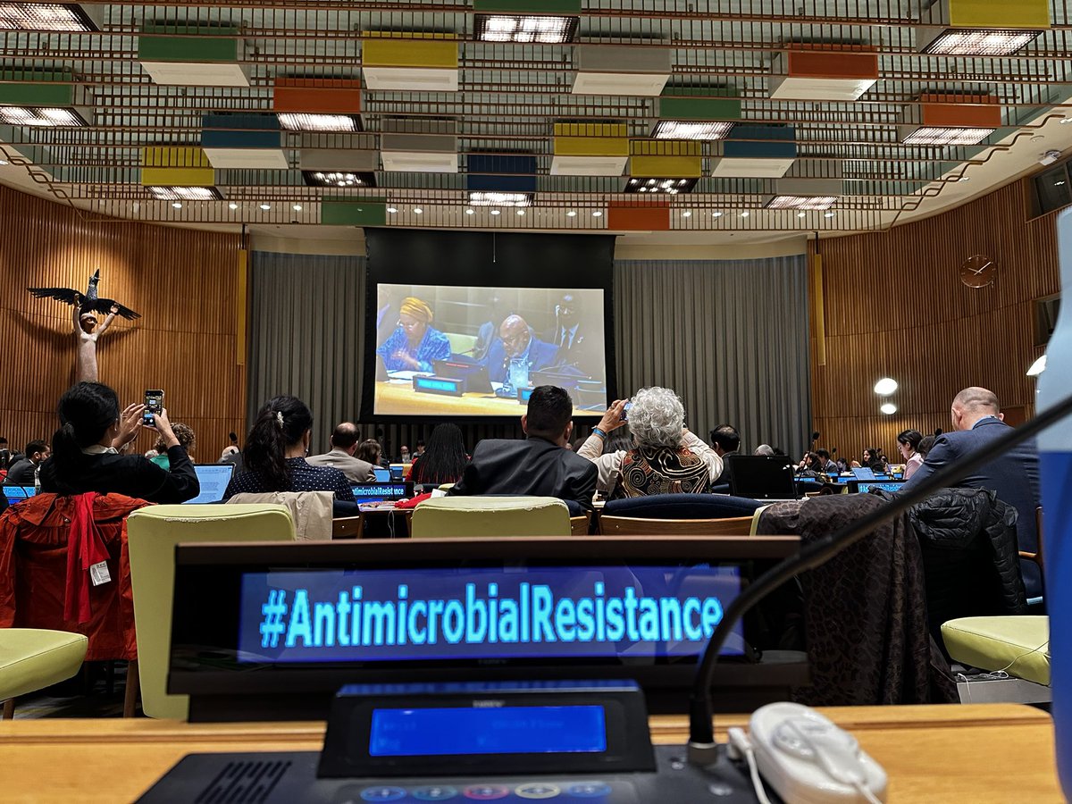 Exciting to be getting underway @un in New York - the multi-stakeholder hearings preparing for key high-level meeting on antimicrobial resistance at #UNGA in September 
#StopSuperbugs
