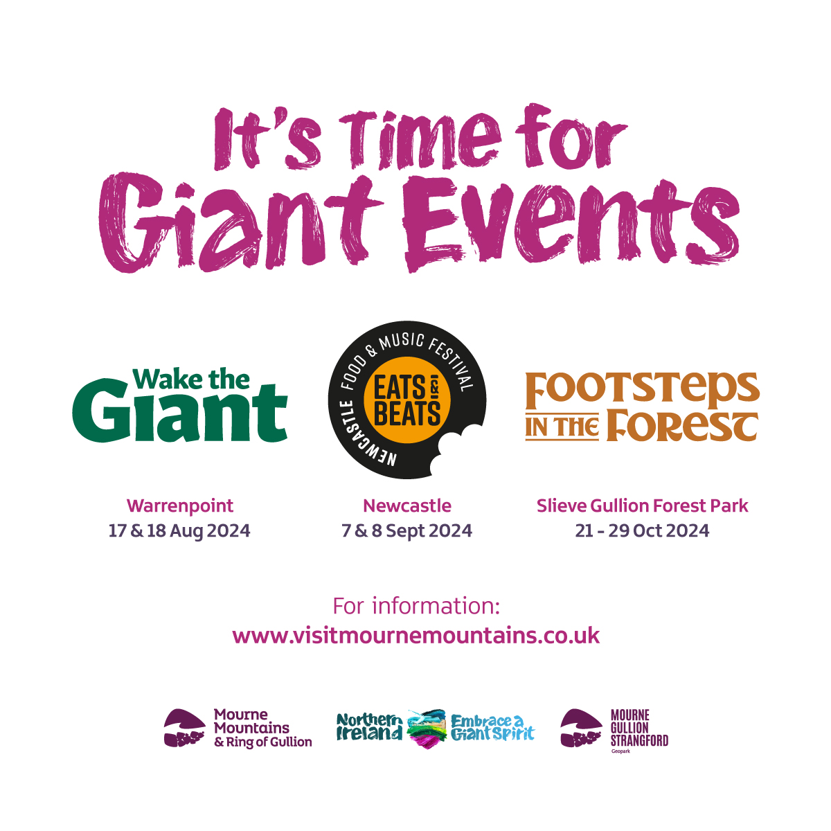 📣 Save the Date! 🗓️ Giant Adventures are back for 2024! Mark your calendars and get ready for an adventure you won't want to miss! Stay tuned for more details. 🔗 visitmournemountains.co.uk/whats-on/giant… #giantadventures #wakethegiant #eatsandbeats #footstepsintheforest