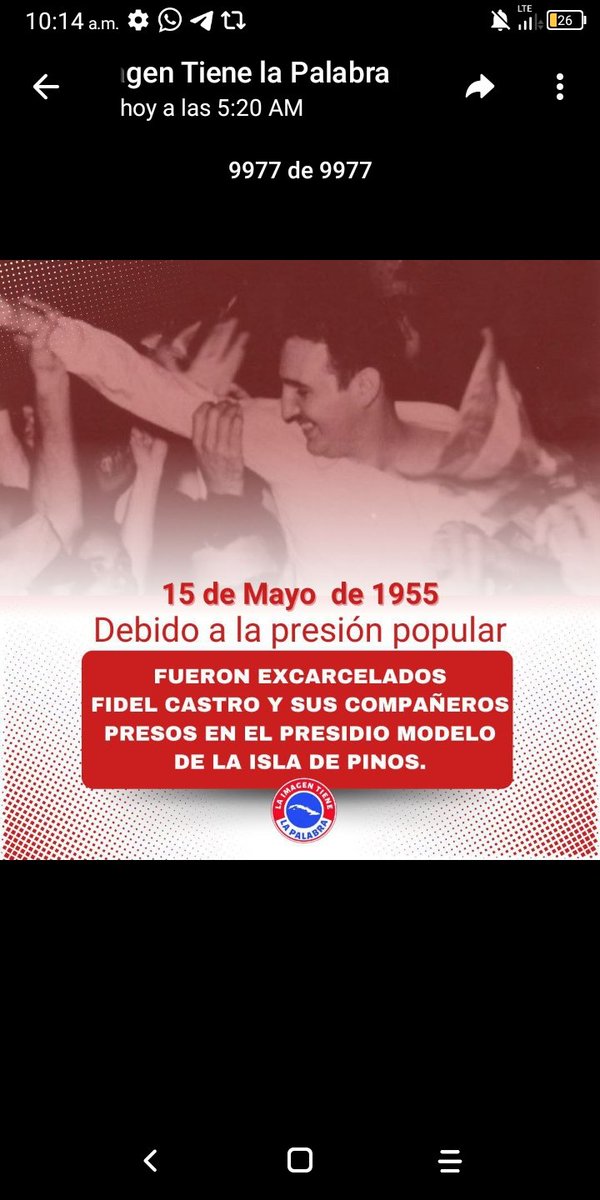 Luego vino el viaje a #Mexico , el Gramma, la Sierra Maestra y el triunfo de la Revolución el 1/1/1959.
#TenemosMemoria.
#FidelViveEntreNosotros .