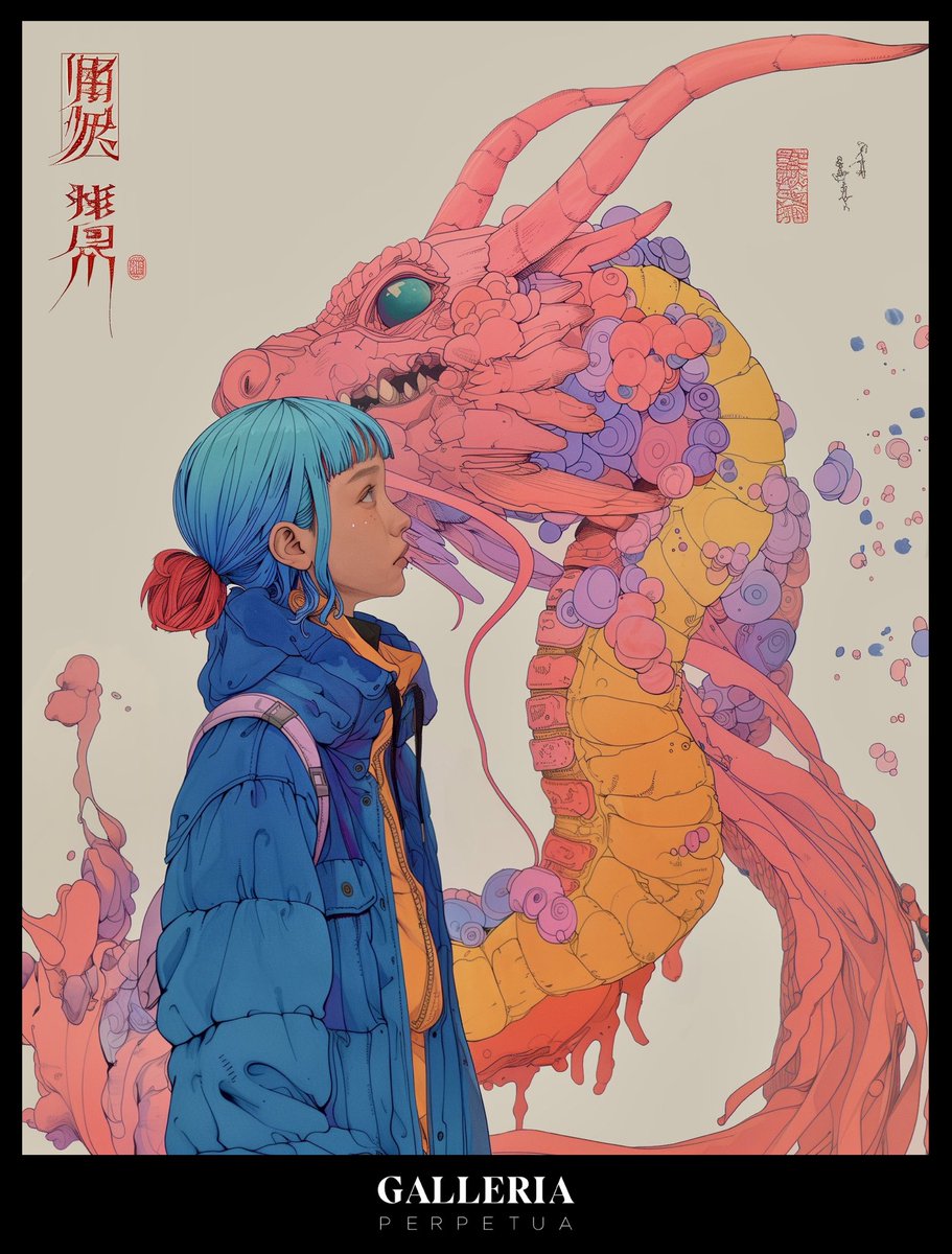 4 editions still waiting for a collector!! 👀 'A thousand years' by @annadart_artist 🐉✨️ Price: 0.03 ETH Link to Mint 👇🏻