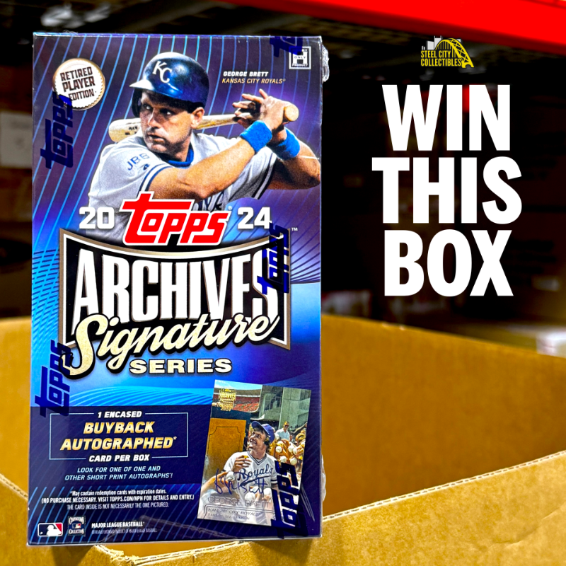 SCCTradingCards's tweet photo. ⚾ GIVEAWAY ⚾

RETWEET then click on the link for your official entry to win a 2024 Topps Archives Signature Series Retired Players Edition Baseball Hobby Box!

Want additional entries? Get 1 extra entry for each friend you tag in the replies!

@Topps #Topps #TheHobby