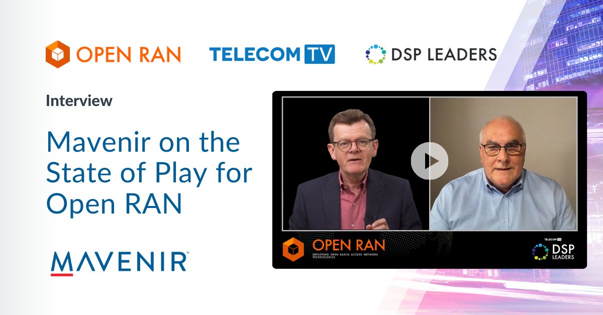 'The Open RAN ecosystem has 127+ companies from 21 countries, with over 7 new end-to-end system suppliers. I would strongly argue that the Open RAN has been a success within the vendor and operator community.”- Mavenir’s John Baker at the Open RAN Summit. bit.ly/44KTFyu