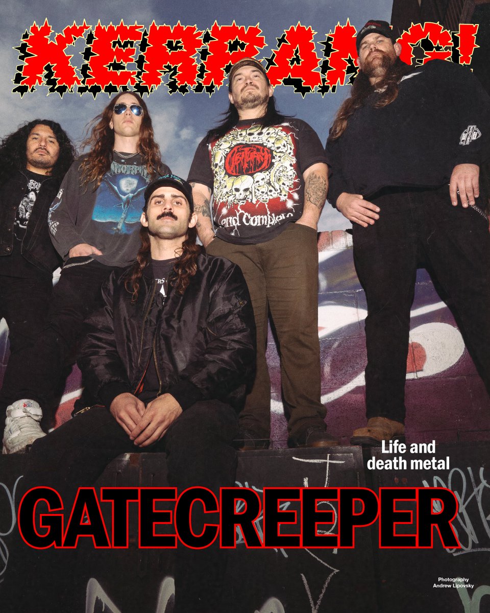 Kerrang! Cover Story 🤘 Gatecreeper: “Death metal is sacred, and you’re passing it from generation to generation… a lot of genres don’t have that” Read the interview now 🔗 kerrang.com/gatecreeper-de… ✍️: Nick Ruskell 📸: Andrew Lipovsky