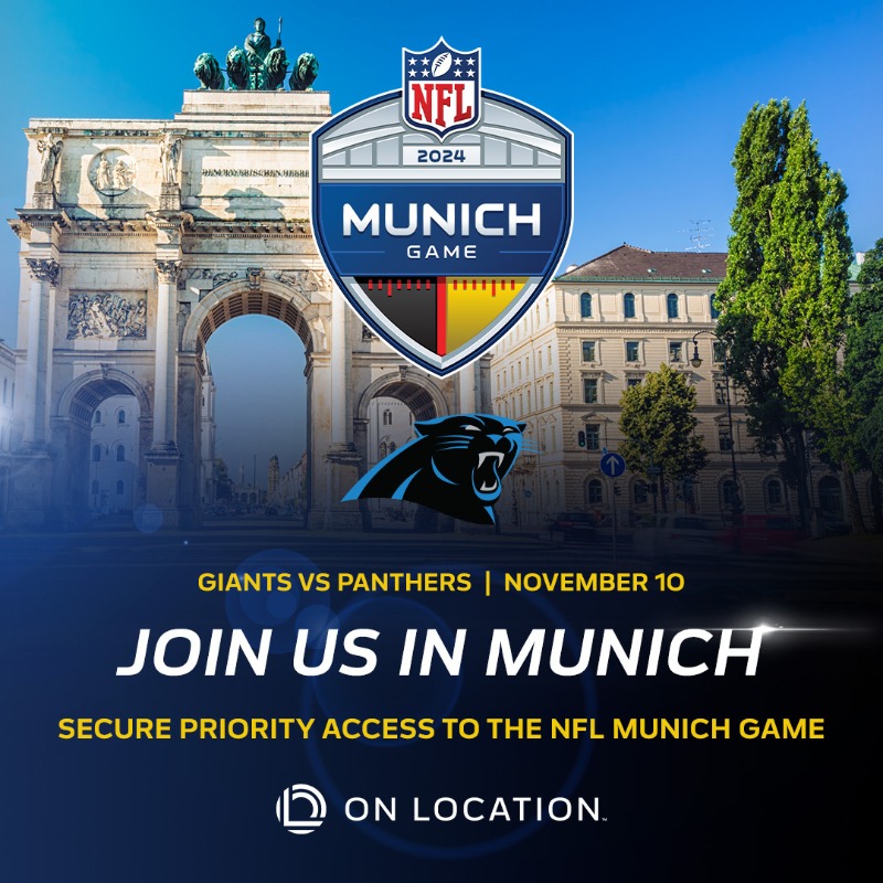 #Panthers will take on the Giants in Munich on November 10. You can place a Priority Access deposit now to access ticket and travel packages from @onlocationexp before they go on sale to the general public ⬇️
