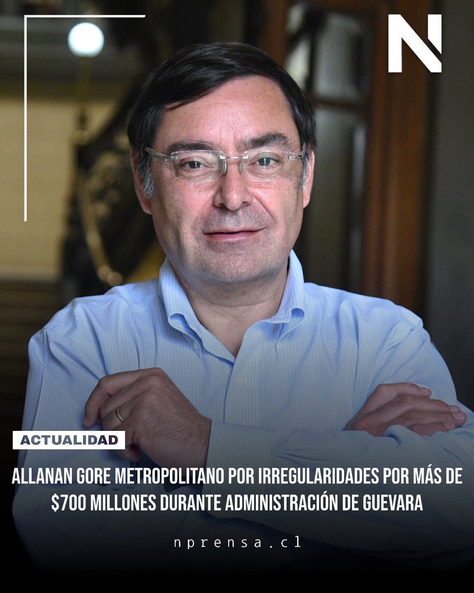 ⚡ CASO ZUMBA | Allanan GORE Metropolitano: Investigan irregularidades por más de $700 millones durante administración de Felipe Guevara. 🏢 La Fiscalía Oriente allanó las oficinas del Gobierno Regional Metropolitano este miércoles, investigando posibles fraudes al fisco