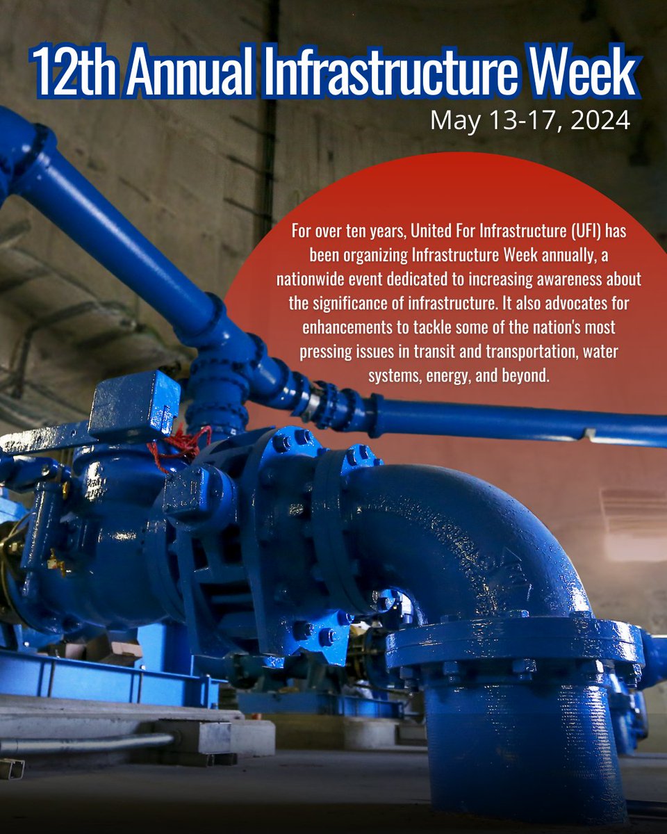Celebrate the 12th Infrastructure Week, May 13-17, 2024! 

Explore information about our Water & Sewer Rehabilitation program at greensboro-nc.gov/departments/wa…! 

#InfrastructureWeek2024
