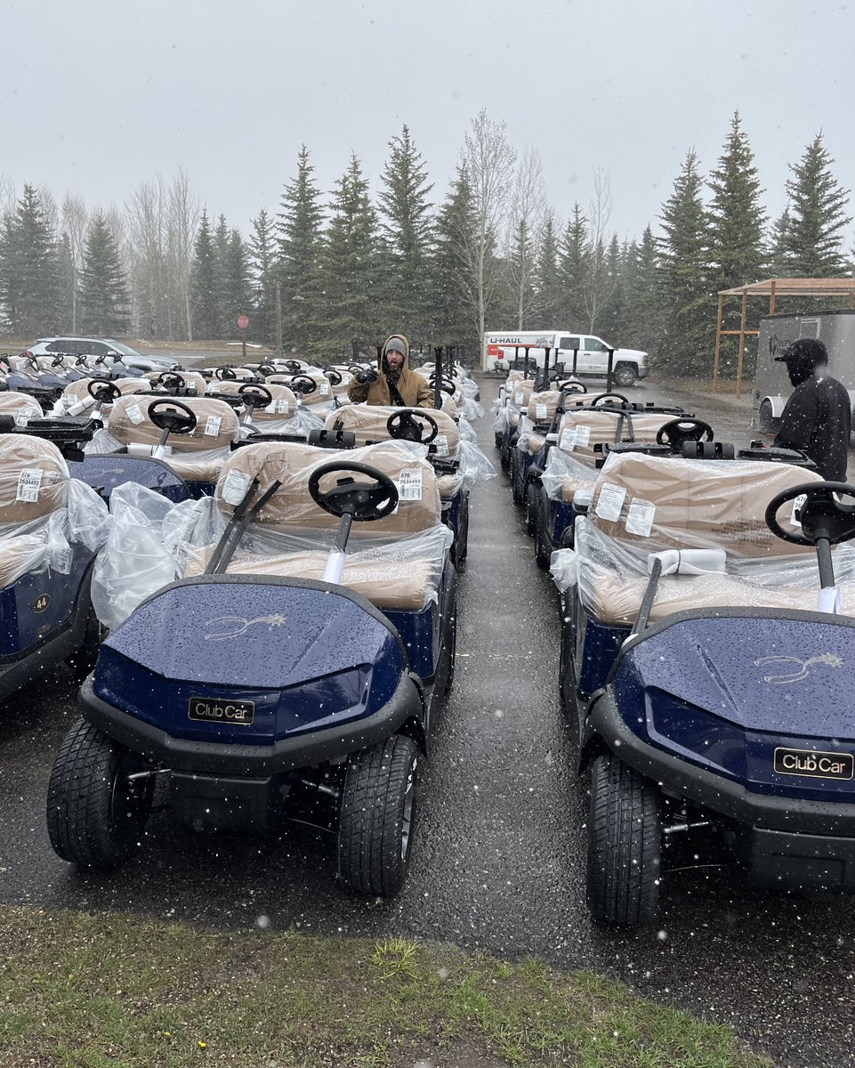 New fleet setup at Shooting Star Jackson Hole Golf Club!
#golffleet #golfcarts #fleetsetup #golfclub #golfseason