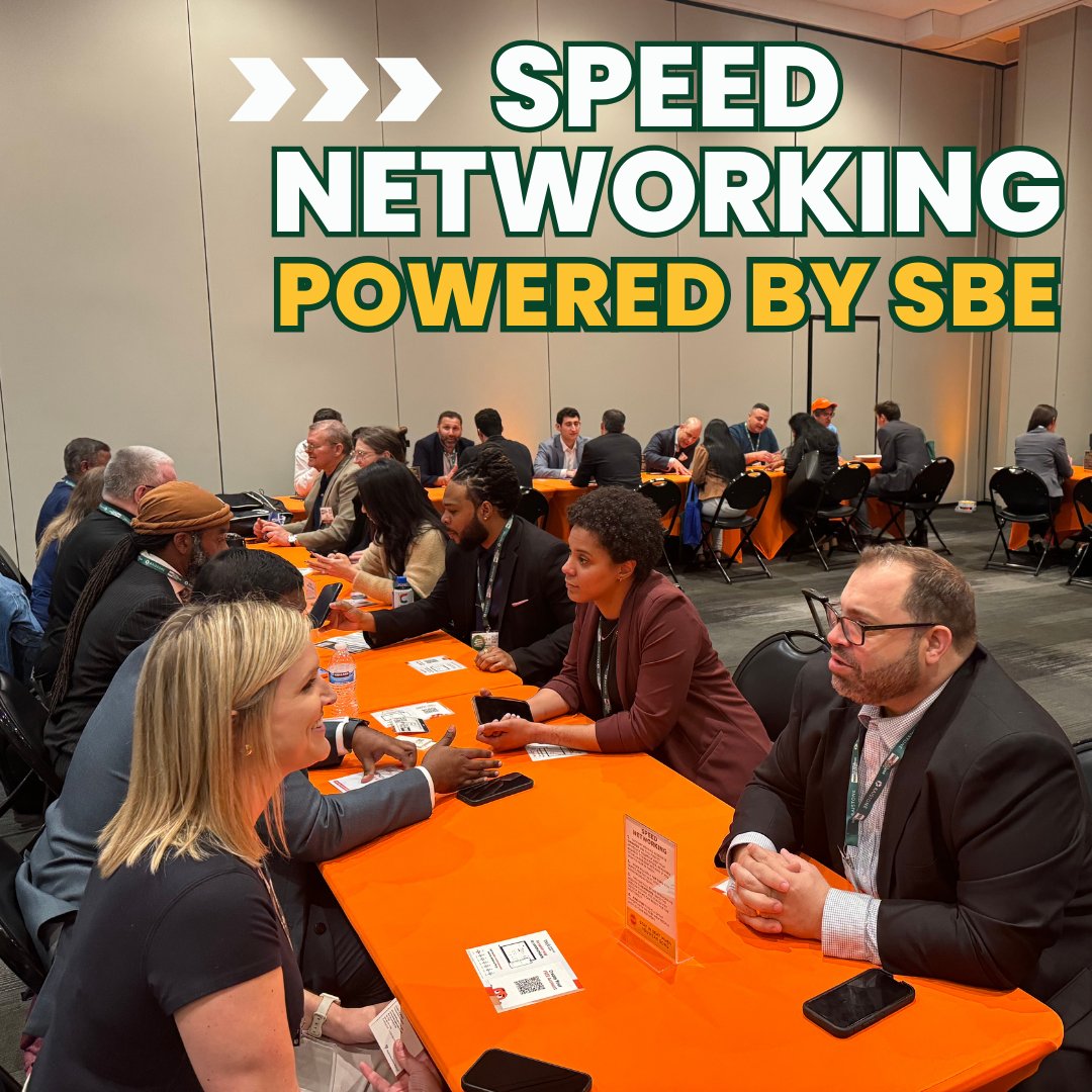 It's time to network! Our Speed Networking Sessions are a fun & efficient way to expand your business network: hubs.li/Q02x6Pm90 #smallbusiness #tradeshow #networking