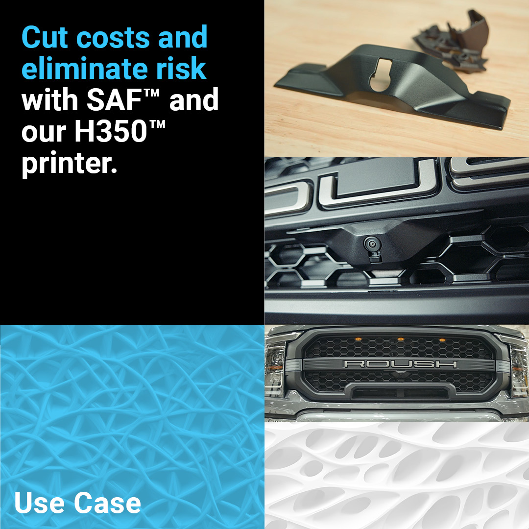 Faced with a late-stage design change that jeopardized their production schedule, Roush turned to Stratasys’s. Learn how using SAF™ technology and our H350™ printer helped Roush cut costs & increase efficiency:

okt.to/lF0hL1

#addstratasys #MakeAdditiveWorkForYou