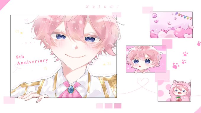 「happy birthday pink hair」 illustration images(Latest)