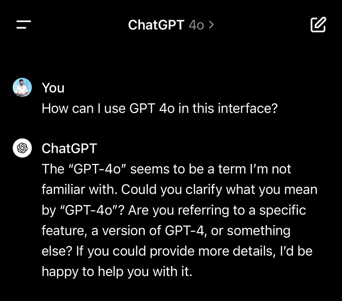 Am I spelling it wrong <a href="/OpenAI/">OpenAI</a> ? 
#LLM #machinelearning #ai