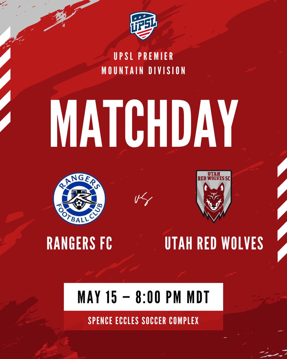 UTRedWolvesSC's tweet image. Matchday up in Ogden tonight! 

Up The Wolves 🐺 ⚽️

#RedWolves #PathToPro #Academy #UPSL #utahredwolves #DaleRedWolves #DefendTheDen #everygamecounts #PackTheDen