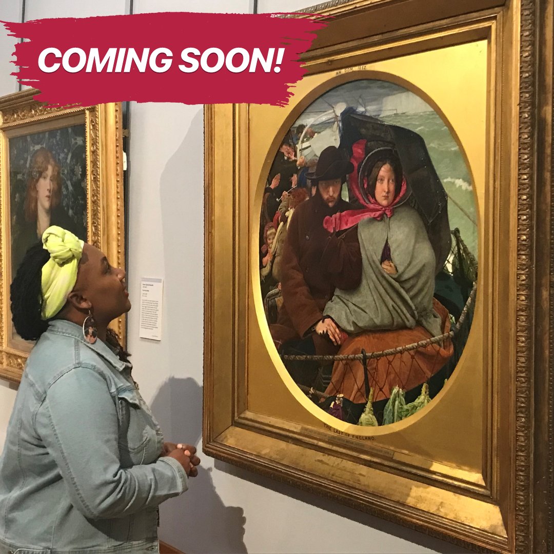 We can't wait to share a new #TheSuperpowerOfLooking resource with you next week! Sign up to our newsletter for all the latest resources! 👉 bit.ly/3UPsIGq @artukdotorg @FreelandsF 'The Last of England' by Ford Madox Brown (1821-1893) 📸 Birmingham Museums Trust