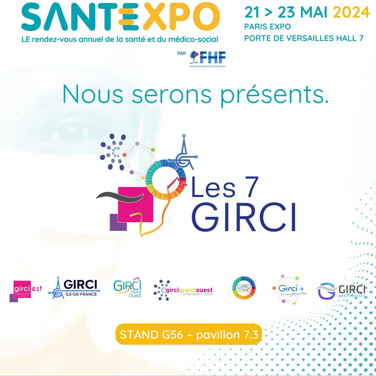 📣 SAVE THE DATE ! : 21-23 Mai - #SANTEXPO2024
Rejoignez-nous sur le stand du Ministère de la Santé à l'occasion de #SantExpo, le rendez-vous annuel incontournable !

📆 Du 21 au 23 mai 2024
📍 Hall 7 – Stand G56 - pavillon 7.3, Porte de Versailles, Paris
