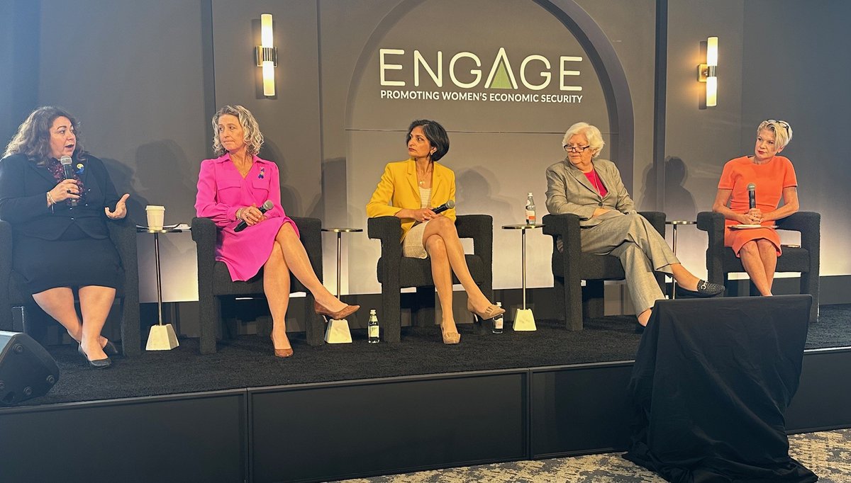 Great conversation today at @engageforwomen summit with @RepJenKiggans @RepLindaSanchez & @drmeenasesh about how we can do more to support America's 48 million family caregivers. Thank you all for your leadership and commitment.