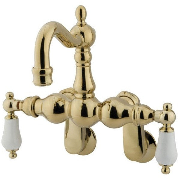 #DailyFaucet: Kingston Brass CC1083T Vintage Wall Mount Tub Filler with Adjustable Centers bit.ly/38ReppQ